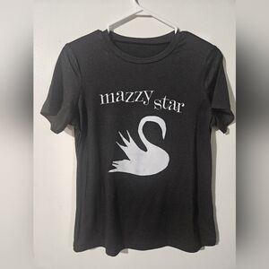 Mazzy Star Black T-Shirt with White Swan Graphic. Never Worn.ִִִֶֶ✮⋆˙